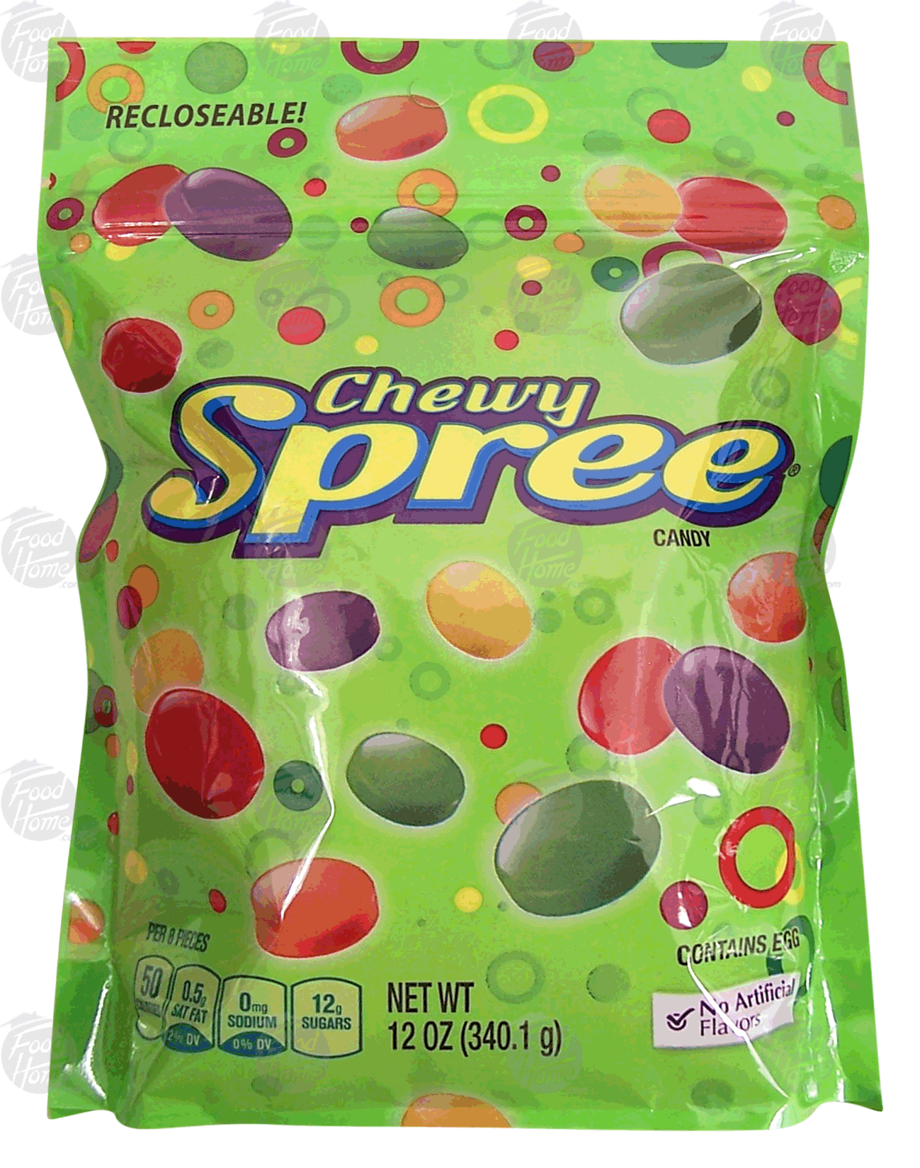 Wonka Chewy Spree candy pieces, contains egg Full-Size Picture